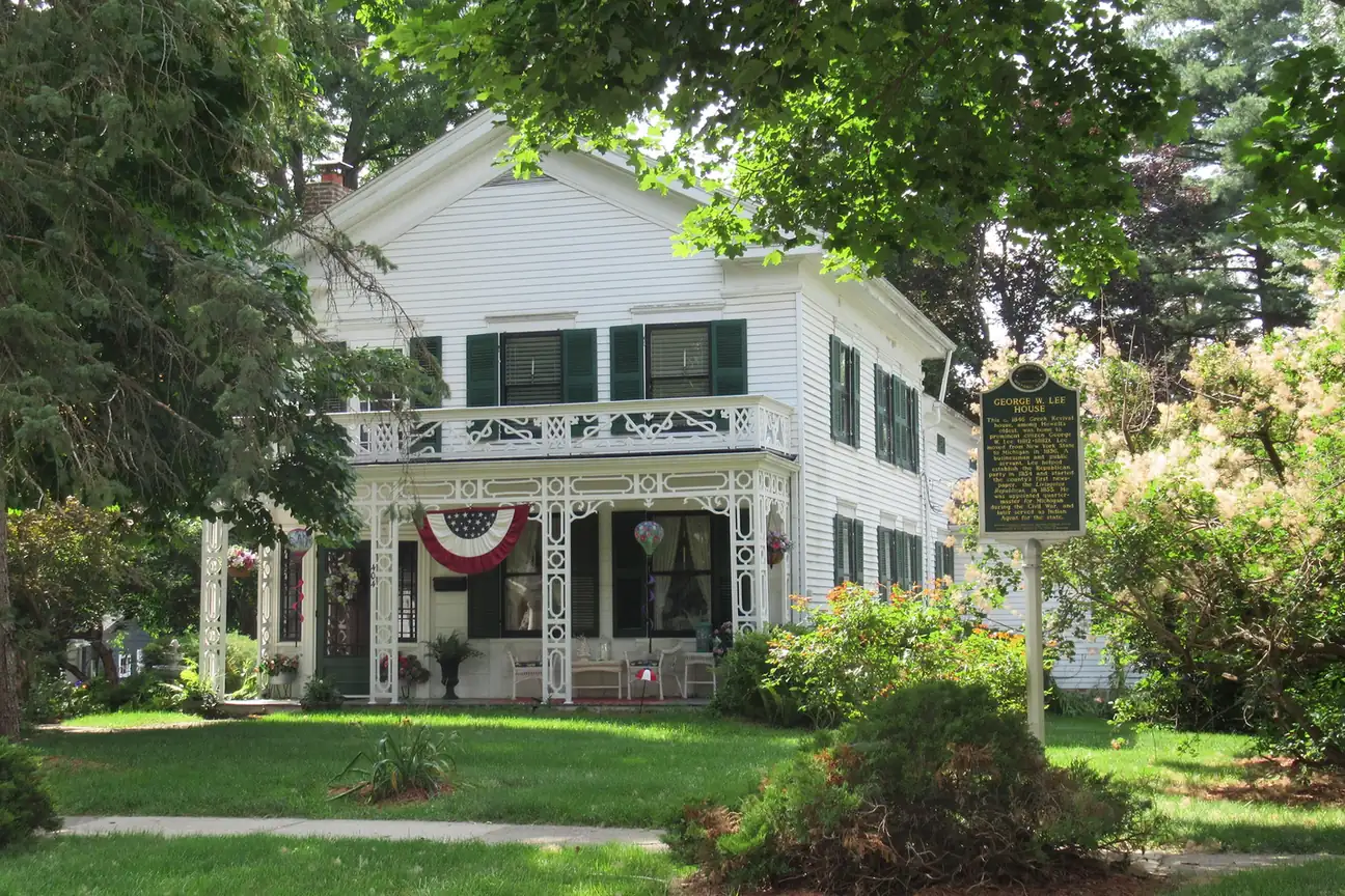 Historic George W. Lee House in Howell, Michigan