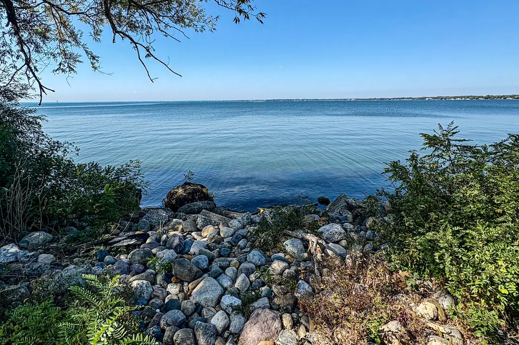 Lake St. Clair from the Lake St. Clair Metropark trail in Harrison Township