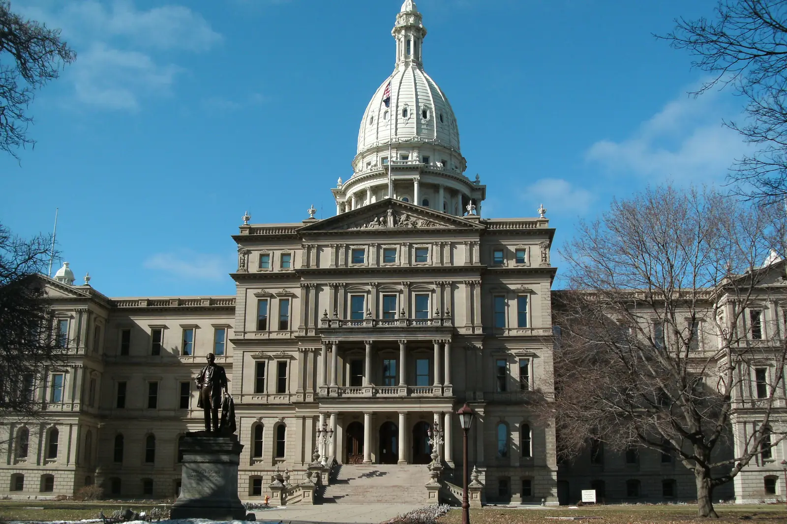Michigan State Capitol building in Lansing