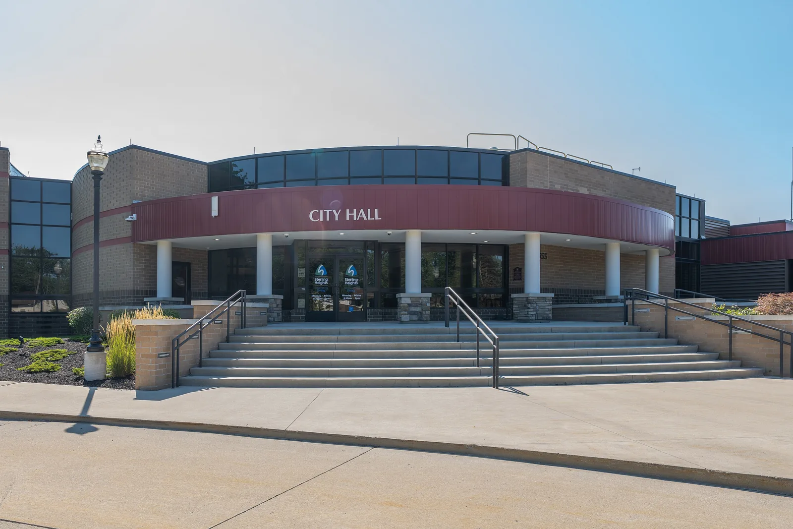 Civic building in Sterling Heights, Michigan